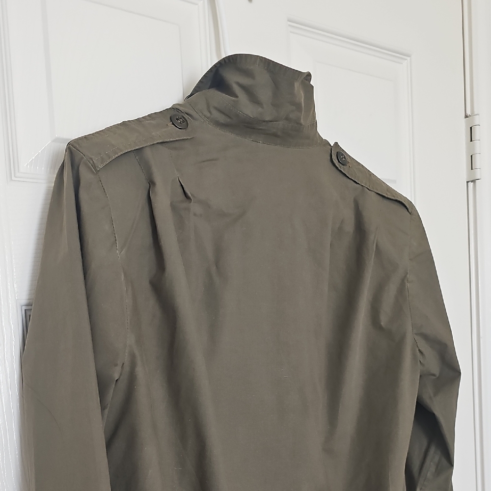 Vintage 80's Norman Todd CA Military Utility Jacket Olive Green Medium - Picture 7 of 13